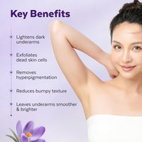 TrueWise® Underarm Roll On 50ml | 4% Aha Bha,2% Lactic Acid, 1% Mandelic Acid, 1% Salicylic Acid | Controls Odour & Reduces Pigmentation | 0% Aluminium & 0% Alcohol | Long Lasting Flora Fragrance (Pack Of 2)