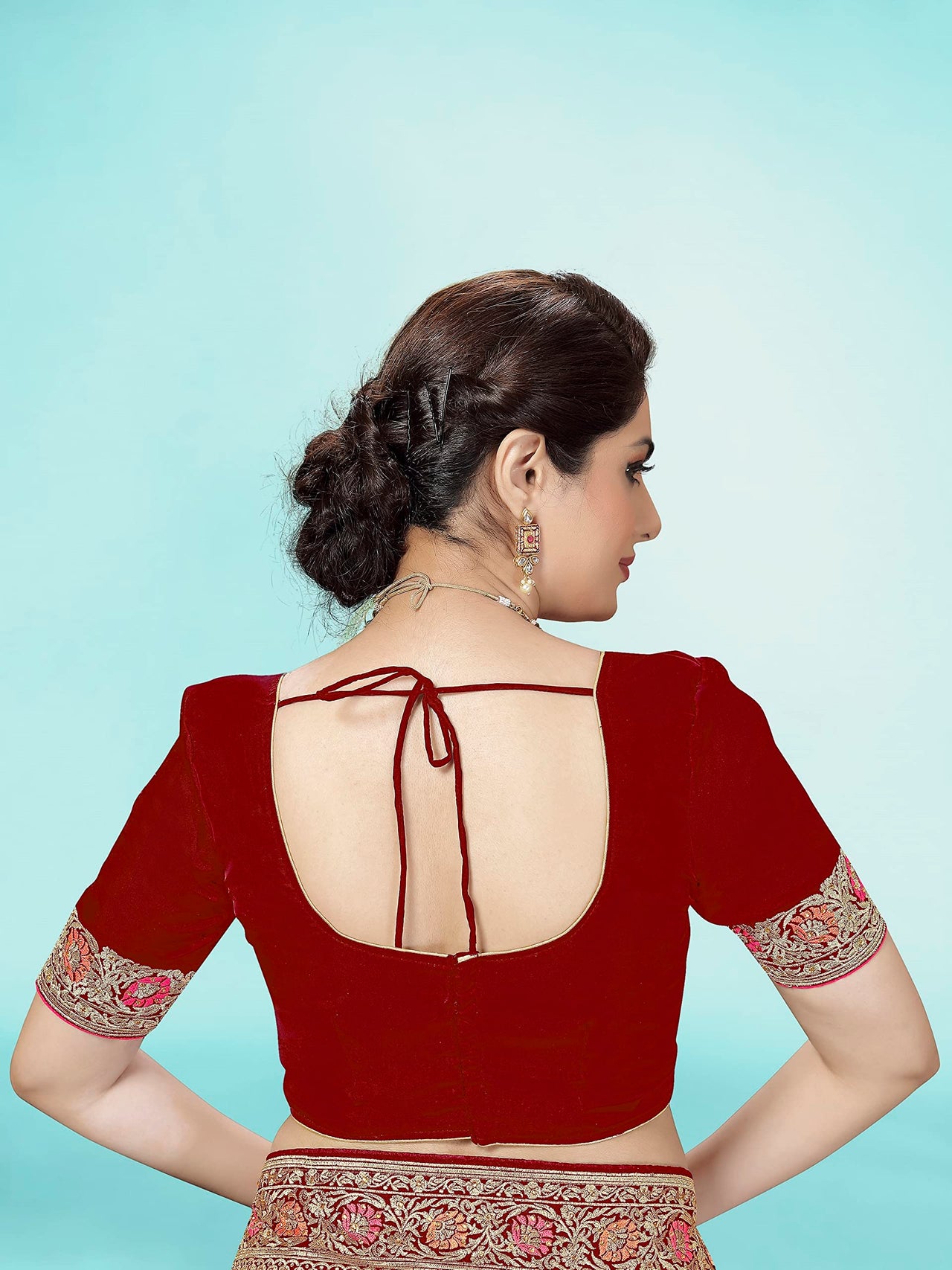 PANASH TRENDS Women's  Banarasi Barfi Silk Saree With Blouse Piece