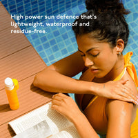 Asaya Matte Sunscreen SPF 50+ PA+++ | With Ceramides & Vitamin C | Broad Spectrum UVA + UVB Protection | No White Cast & Waterproof | Lightweight, Non-Greasy & Quick Absorbing | Controls Oil & Brightens Skin | For Face & Body | Paraben-Free | For Men & Wo