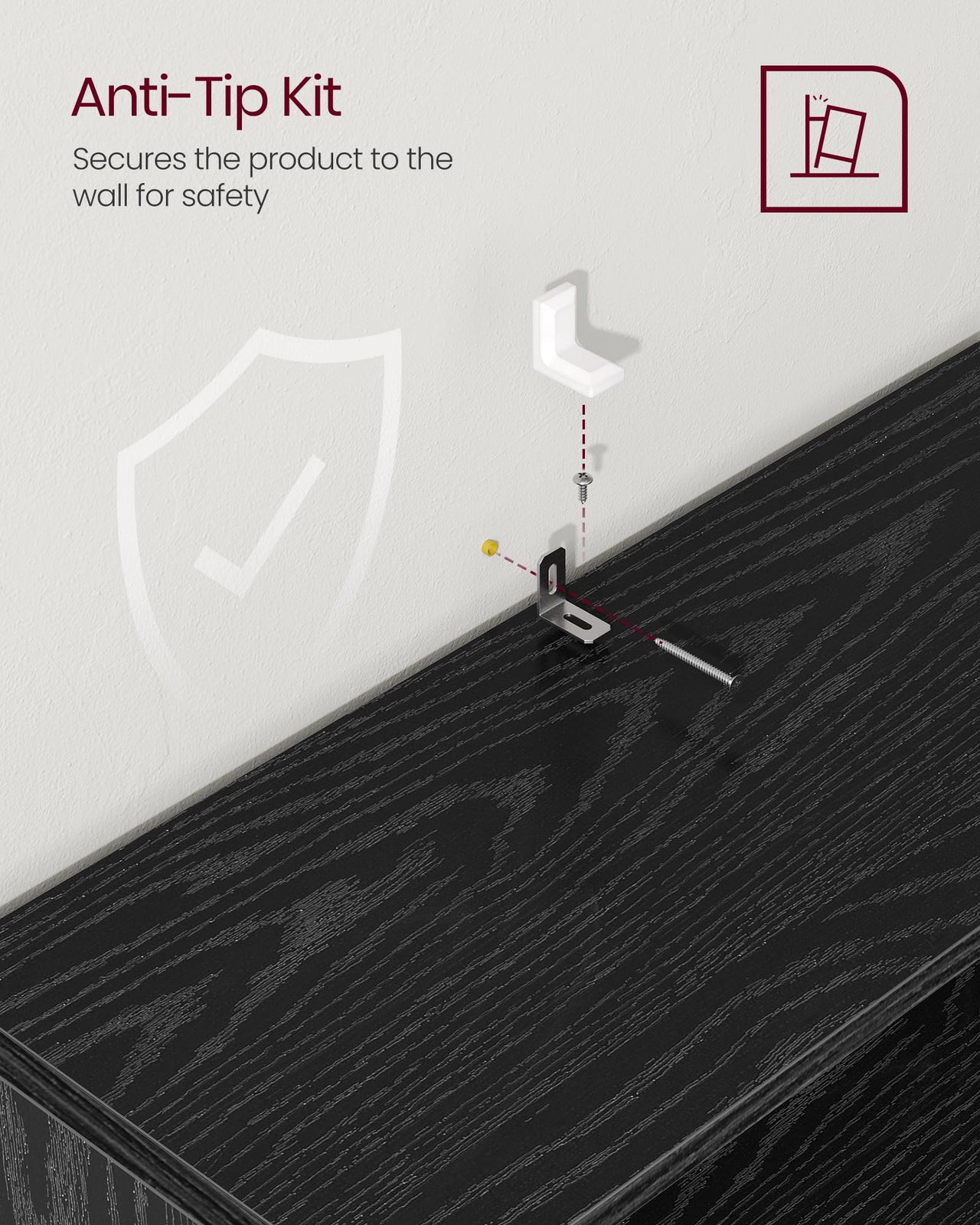 VASAGLE Bookshelf, 23.6 Inches Wide, 4-Tier Open Bookcase with Adjustable Storage Shelves, Floor Standing Unit, Cloud White ULBC164T14 1 Pack 4 Tiers (23.6"W x 42.4"H)