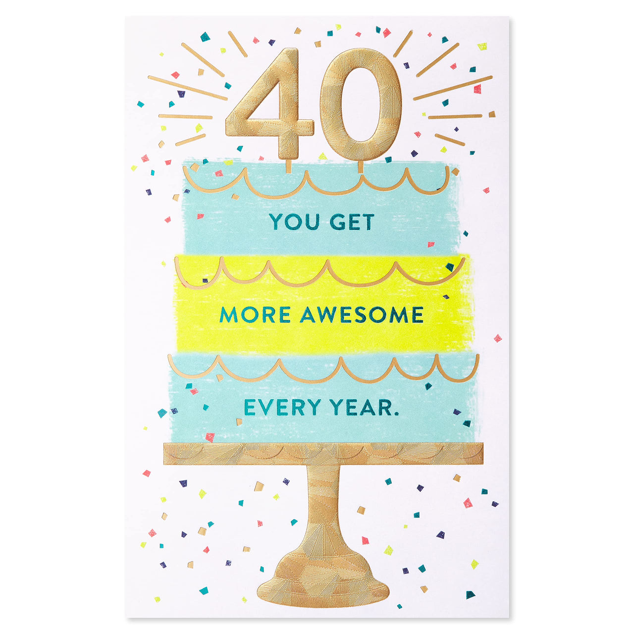 American Greetings 40th Birthday Card (Pretty Impressive) Pretty Impressive
