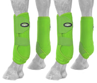 Tough 1 Extreme Vented Sport Boots Set Large Neon Green