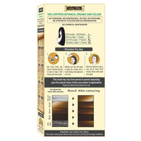 INDUS VALLEY 100% Organic Botanical Hair Colour Light Brown Hair Colour, 120g