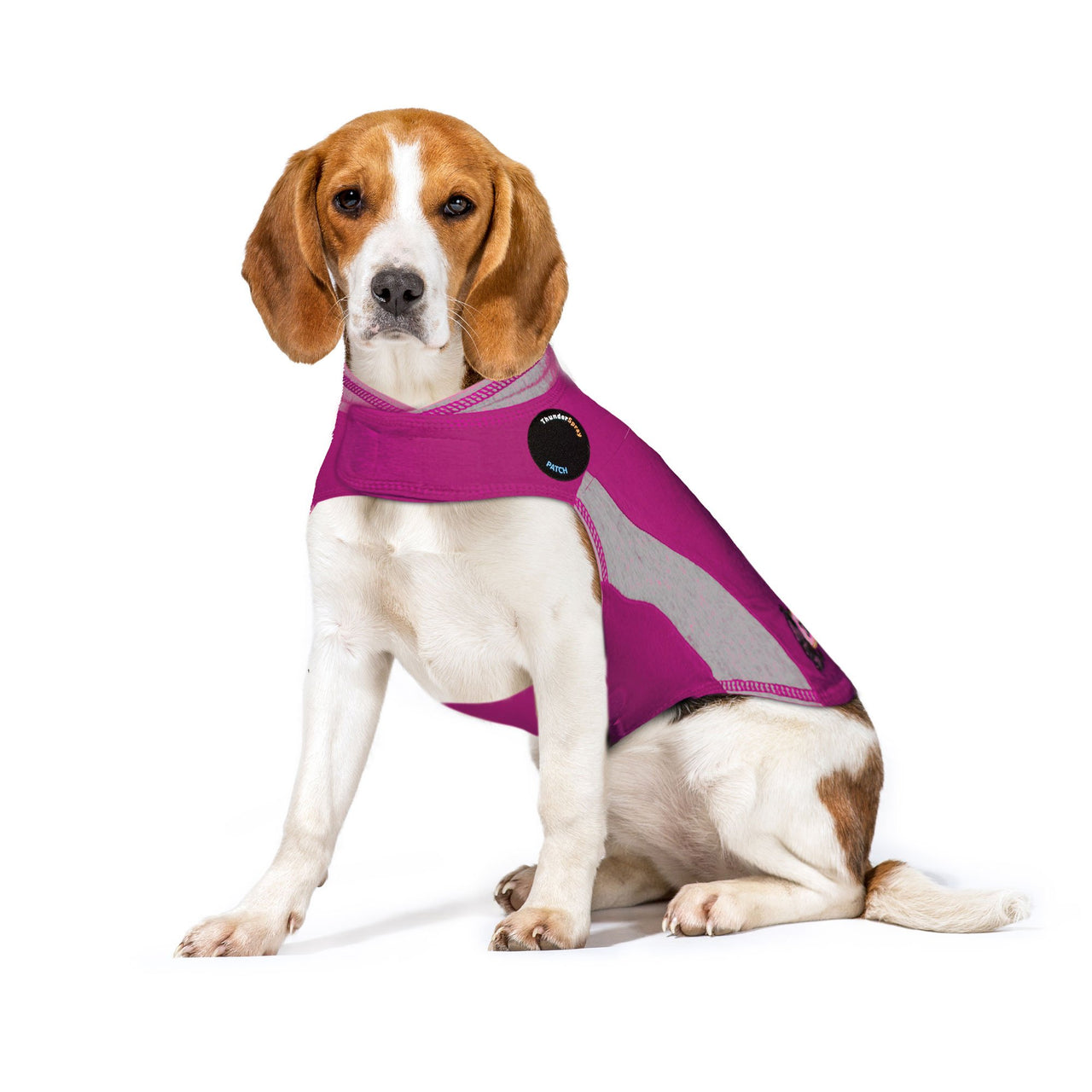ThunderShirt for Dogs, Medium, Pink Polo - Dog Anxiety Vest Medium (26-40 lbs)
