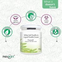 Parasoft Cream for Dry & Dehydrated Skin Intense Nourishing Cold Cream for Winter with Goodness of Aloe vera Moisturizing Cream Men & Women Quick Absorbing & Paraben Free - 500 Gm