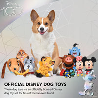 Pumbaa Burrow Dog Toy with Mini Removable Plushes 9in | Disney Dog Toys | Plush Toy for Dogs Inspired by Pumbaa from The Lion King with Crinkle Pumbaa & Bugs Plush Burrow 9 Inch