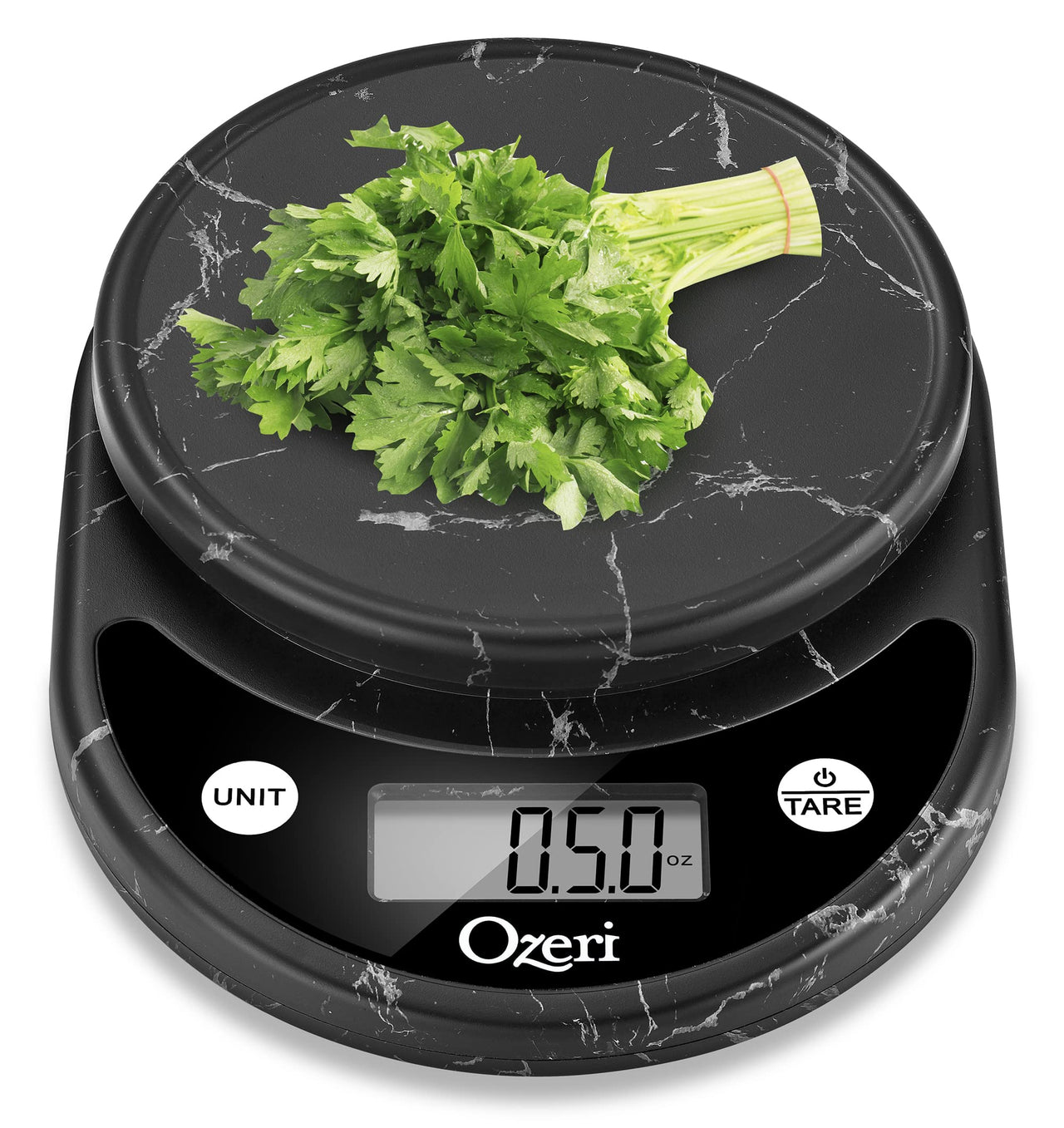 Ozeri Pronto Digital Multifunction Kitchen and Food Scale,Black Marble