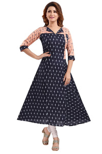 Priscilla RAYON COTTON FEEDING KURTIS FOR WOMEN WITH ZIPPERS