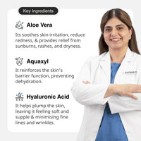 Cureskin Hydration Gel with Hyaluronic Acid, Aquaxyl, Aloe | Moisturises and Nourishes, 17g (Pack of 1)