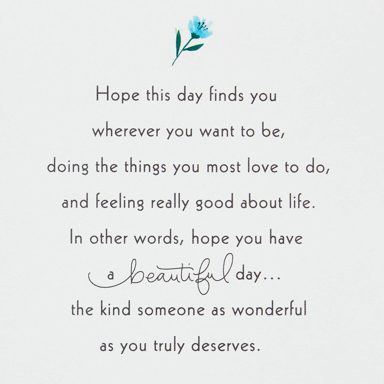 Hallmark Paper Wonder Displayable Pop Up Birthday Card for Women (Beautiful Day) Pop Up, Beautiful Day