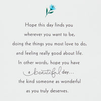 Hallmark Paper Wonder Displayable Pop Up Birthday Card for Women (Beautiful Day) Pop Up, Beautiful Day