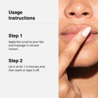 Cureskin Lightening Lip Scrub for Men and Women | Lip Scrub for Dark Lips to Lighten Pink