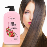 TryOnes Hair Fruits Hairfall Defense Conditioning Shampoo Enriched with Pomegranate & Strawberry 1000 ml