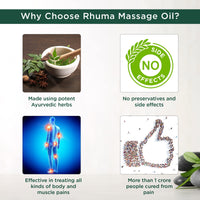 Vansaar Rhuma Care Massage Oil - 100 ml | Long lasting relief | Suitable for Knee, Neck, Back, Joint Pains | 100% Ayurvedic Formula
