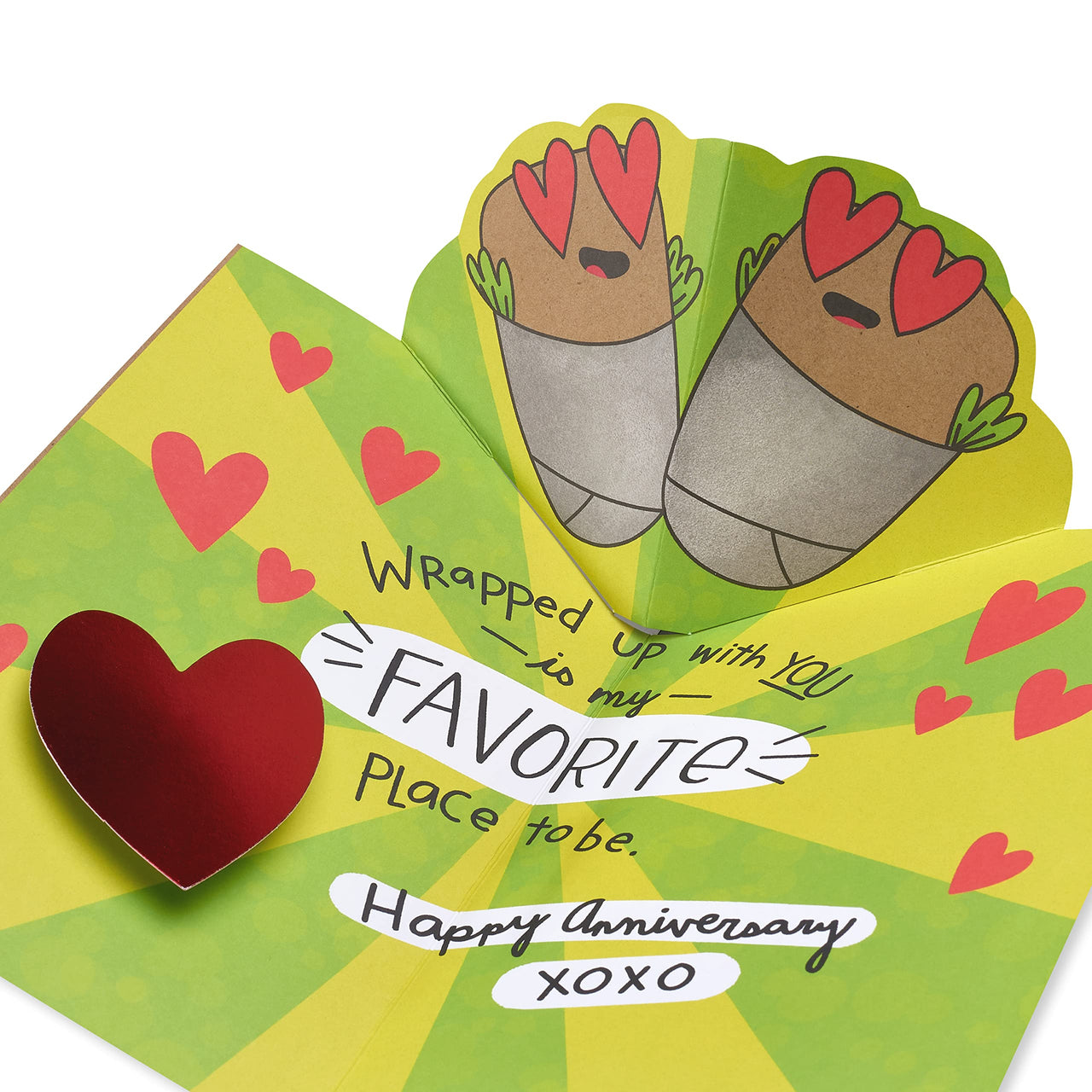 American Greetings Funny Anniversary Card for Husband, Wife, Boyfriend, Girlfriend or Significant Other (Wrapped Up With You) Wrapped Up With You