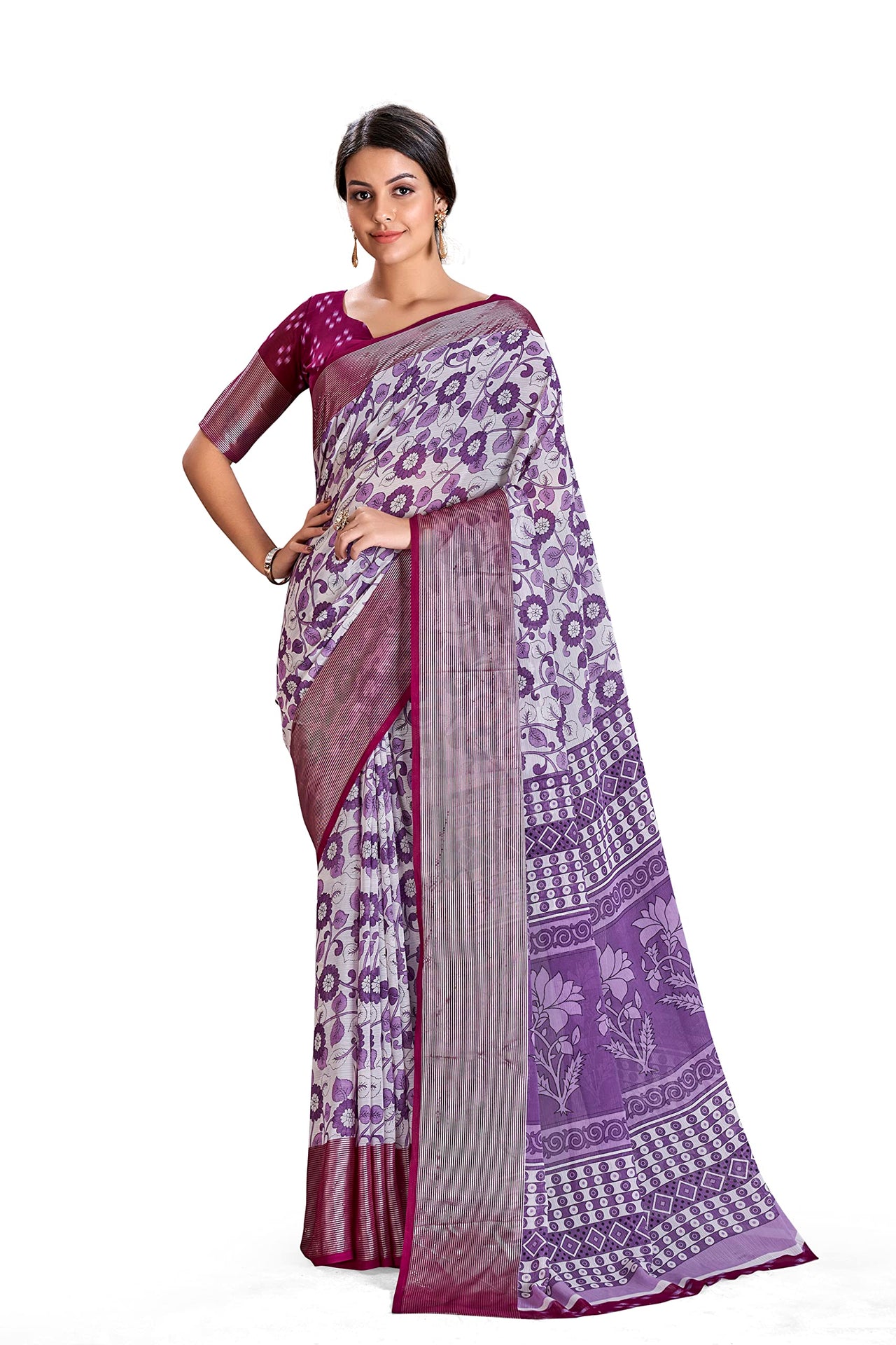 Amazon Brand - Tavasya Women Women Saree