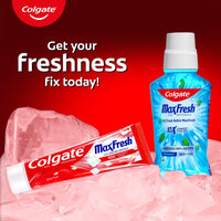 Colgate MaxFresh Toothpaste, Red Gel Tooth Paste with Menthol for Super Fresh Breath, 300g, 150g X 2 (Spicy Fresh) (Combo Pack Offer)