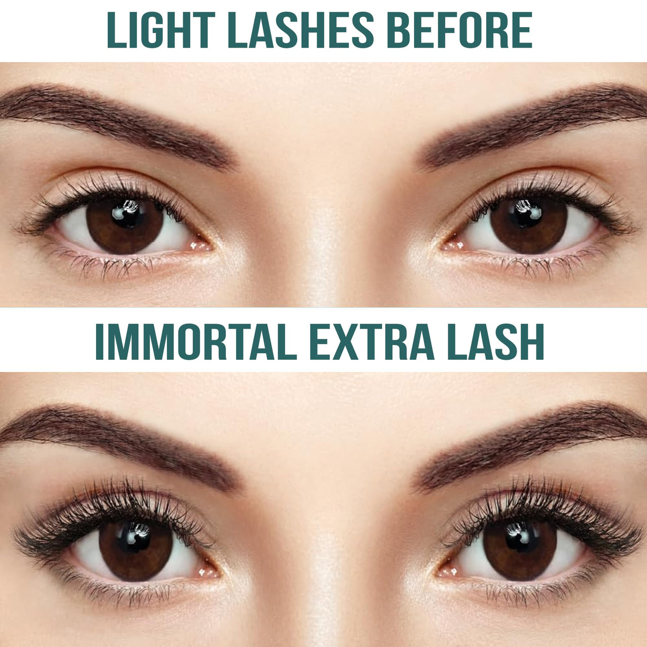 Shryoan Immortal Extra Lash Mascara | Long Lasting | Smudge Proof | Waterproof, For Volumizing Lashes (10ml)