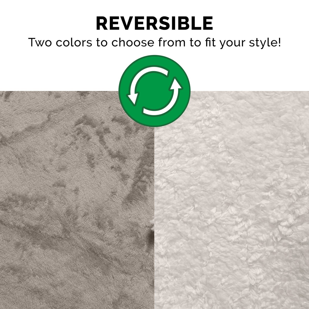 Furhaven Waterproof & Self-Warming Throw Blanket for Dogs & Indoor Cats, Washable & Reflects Body Heat - Soft-Edged Terry & Sherpa Dog Blanket - Dove, Medium Blanket - Soft Edged Terry & Sherpa (Dove) Self-Warming & Waterproof