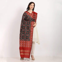 KAPAAHA Women's  Woven Design Silk Blend Dupatta Free Size