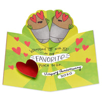 American Greetings Funny Anniversary Card for Husband, Wife, Boyfriend, Girlfriend or Significant Other (Wrapped Up With You) Wrapped Up With You