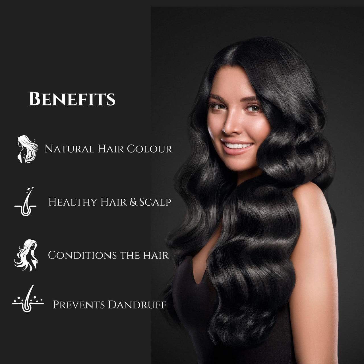 Ashpveda Natural Hair Colour for Women | Henna & Indigo Combo | 100% Pure Herbal Colour (50 gm Pack of Each)