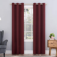 Sun Zero Easton Energy Saving Blackout Grommet Curtain Panel, 40