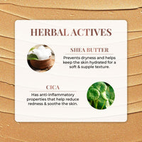 Just Herbs Born To Shine Shimmery Silver Sparkle Smooth | Portable | Moisturises & Hydrates infused with Shea Butter and Cica Single Stroke All Day Long Highlighter for Women 14g
