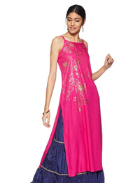 Indigo Women's  Straight Kurti