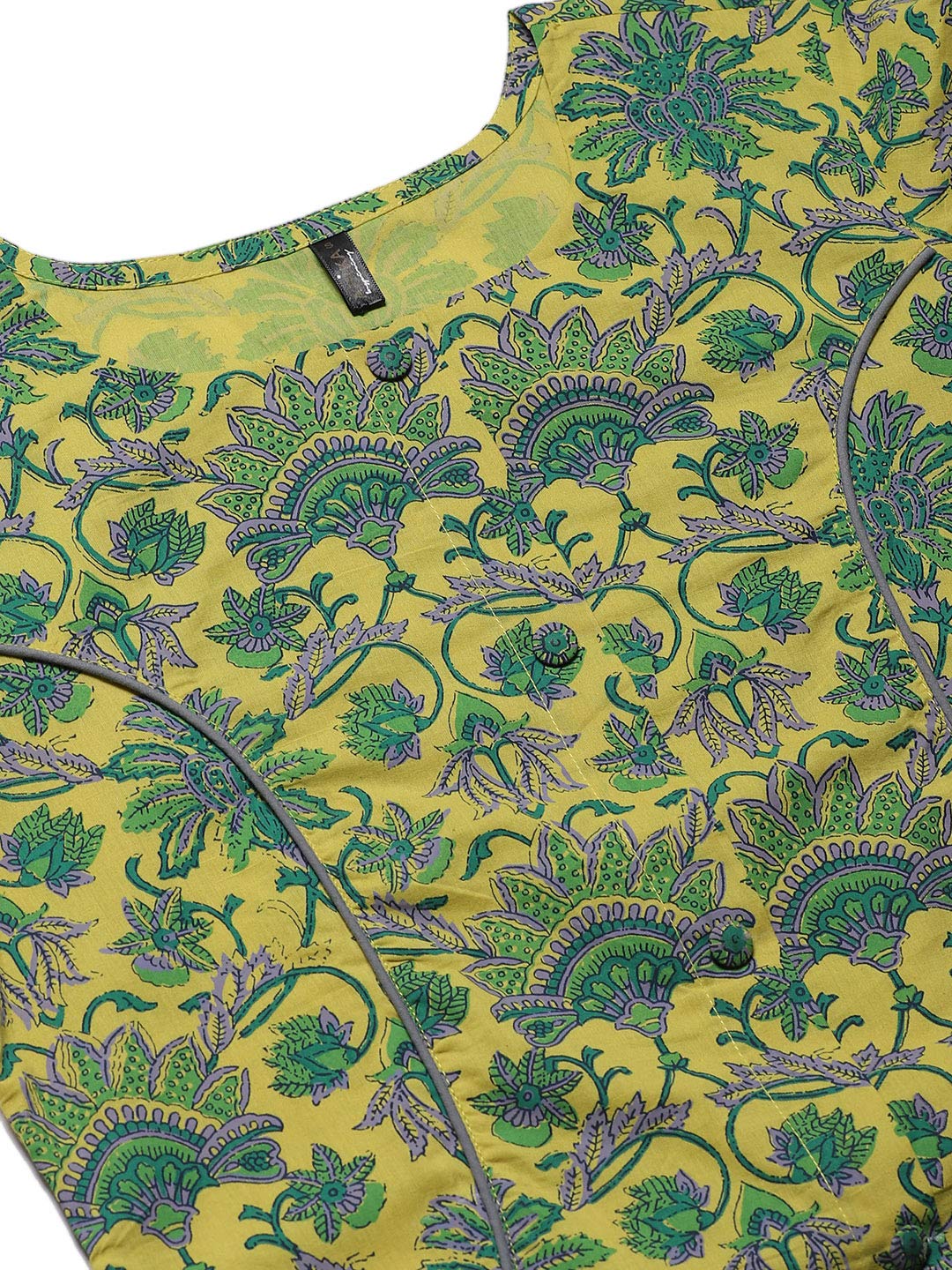 Vaamsi Women's  Cotton Regular Kurta