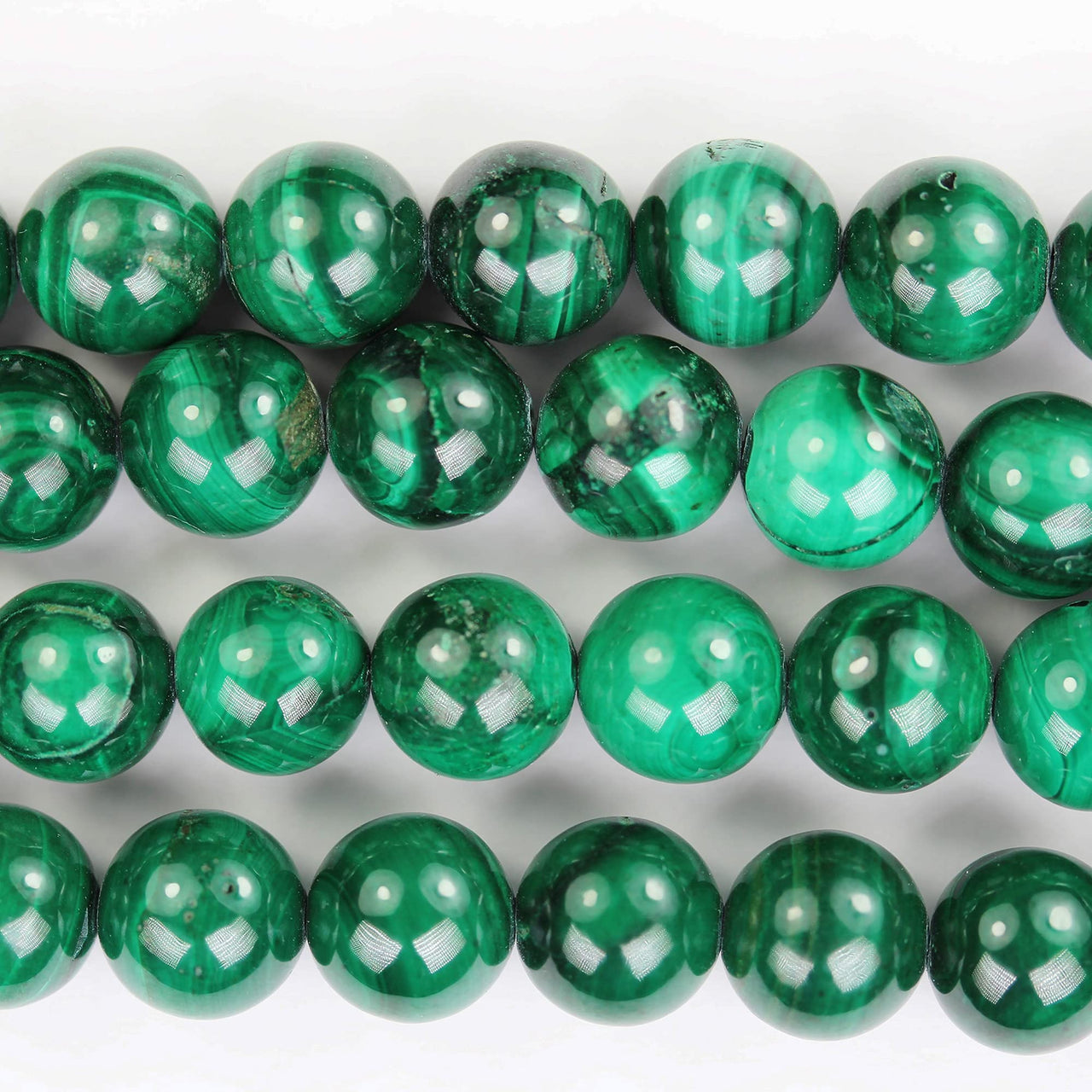 Stone Beads for Jewelry Making Natural Energy Healing Crystals Jewelry Chakra Crystal Jewerly Beading Supplies Malachite 6mm 15.5inch About 58-60 Beads