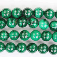 Stone Beads for Jewelry Making Natural Energy Healing Crystals Jewelry Chakra Crystal Jewerly Beading Supplies Malachite 6mm 15.5inch About 58-60 Beads