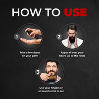 Beardo Beard Serum, 50 ml | Daily use beard serum for men | Softens and Smoothens Rough Beard | Gives Healthy look to Beard | Shiny and Nourished Beard