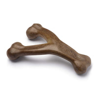 Benebone Wishbone Durable Dog Chew Toy for Aggressive Chewers, Made in USA, Giant, Real Bacon Flavor