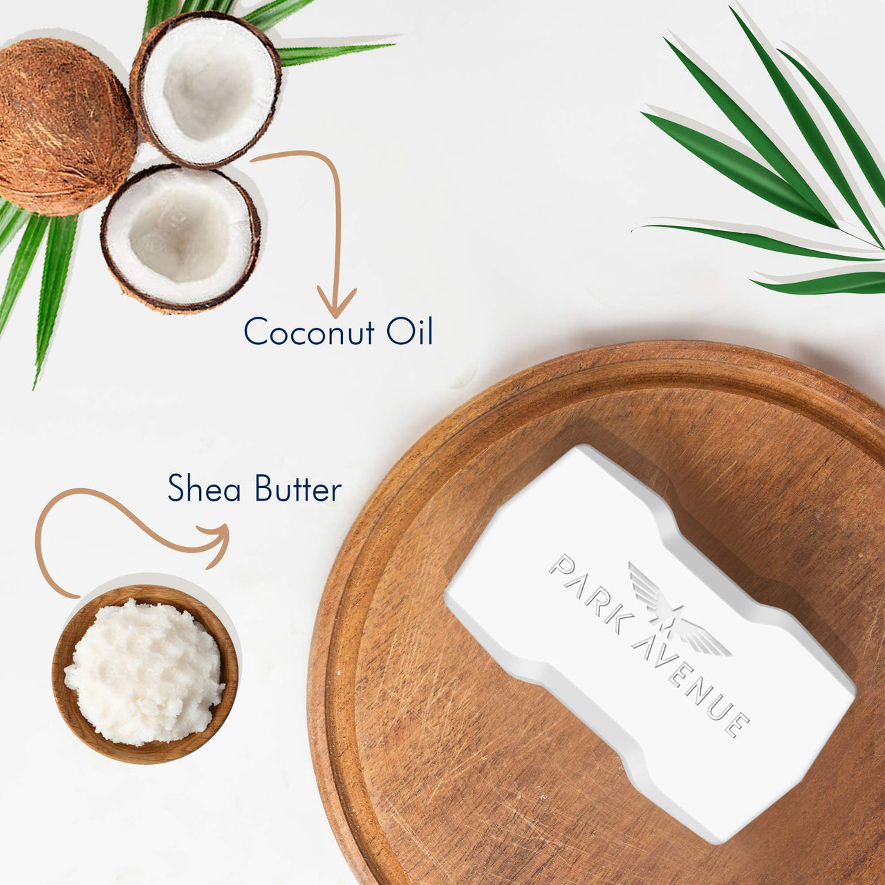 Park Avenue Premium Men’S Soap, Shea Butter+ Coconut Oil, 125G (Buy 3 Get 1)