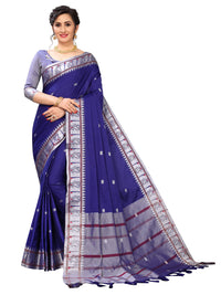 Regolith Designer Sarees for women banarasi silk saree with fancy saree Un-stitched blouse Pieces