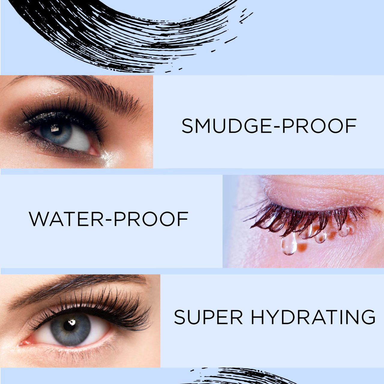 ZM Zayn & Myza Eye Makeup Combo | Wow Brow Eyebrow Pencil (Deep Brown), Blink It Mascara & Gel Kajal (Black) | Waterproof and Smudge proof (3 Items in the set)