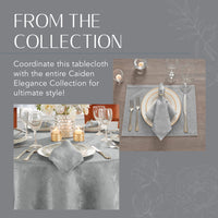 Elrene Home Fashions Caiden Elegance Damask Fabric Tablecloth, 60
