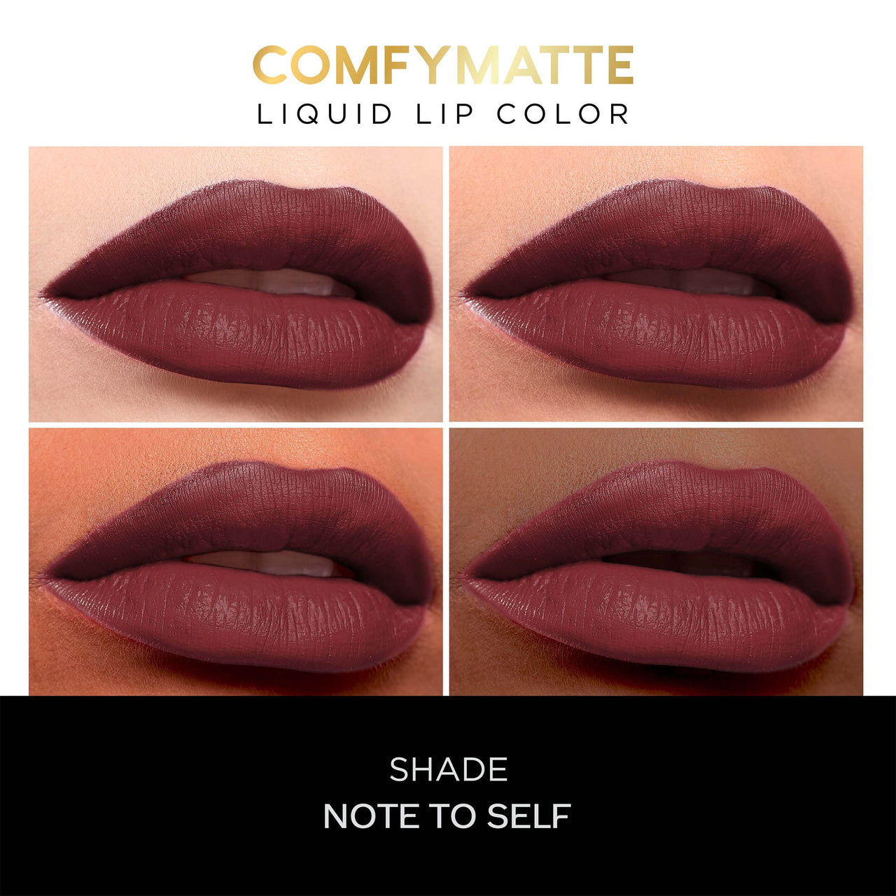 FACESCANADA Comfy Matte Liquid Lipstick - Note To Self 07, 3 Ml, Weightless Matte Finish Compact Powder - Natural 02 | 9 G