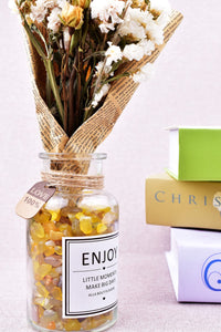 SigMntun Yellow Agate Crystal Chips Bulk, Natural UNDYED - 10 oz (283g) Tumbled Stones for Crafts Decorative Rocks Planters, Healing Crystals Reiki Chakra Meditation Energy Balancing Therapy 10 Oz - Yellow Agate