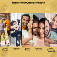DABUR Shilajit Double Gold-10 Capsules|2X Stamina&Strength|100% Ayurvedic Capsules For More Strength,Power,Energy&Stamina|Helps In Countering Weakness|Premium Vitality Ayurvedic Supplement|For Men