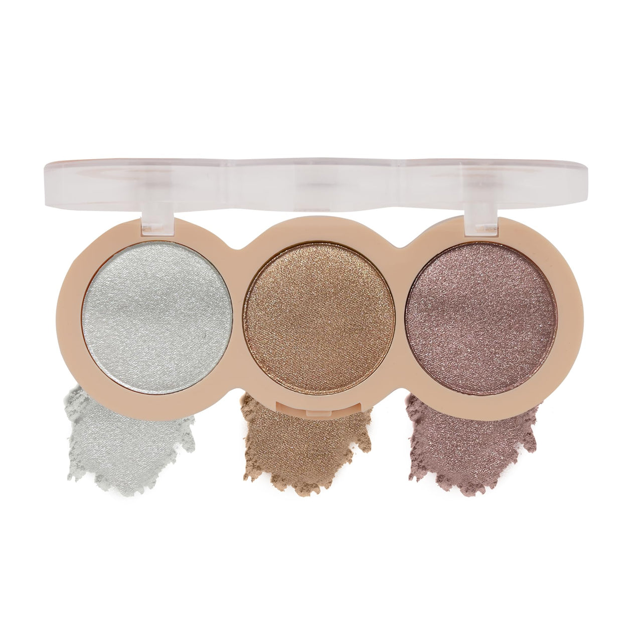 Shryoan Cheek Leaders Highlighter Palette | Shimmer Finish | Easily Blendable, Smudge Proof, Smooth and Glassy | Weightless Long Lasting Highliter (Shade 03) (15g)