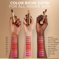 L’Oréal Paris Color Riche Satin Lipstick- 112 Paris Paris, 4.3 gm