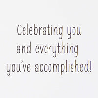 Hallmark Pack of Graduation Cards, Congrats (10 Cards with Envelopes) Congrats, 10 Cards with Envelopes