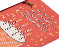 American Greetings Birthday Card for Him (Every Candle) Every Candle