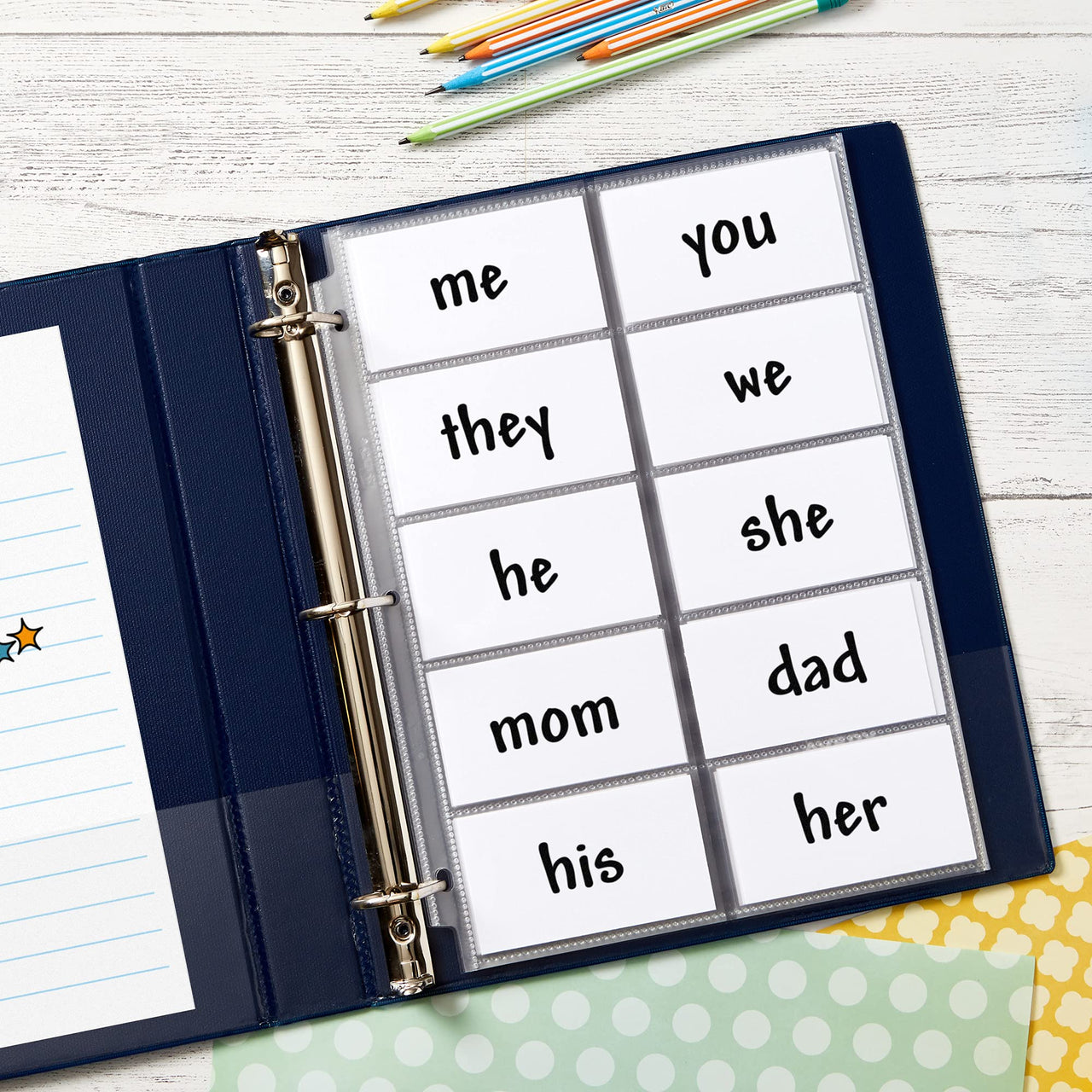 Avery Clear Business Card Organizer Pages for 3 Ring Binders, Pack of 10, Holds 200 Cards Total (76009) 1 Pack