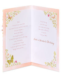 American Greetings Birthday Card for Mom from Daughter (With Love) With Love