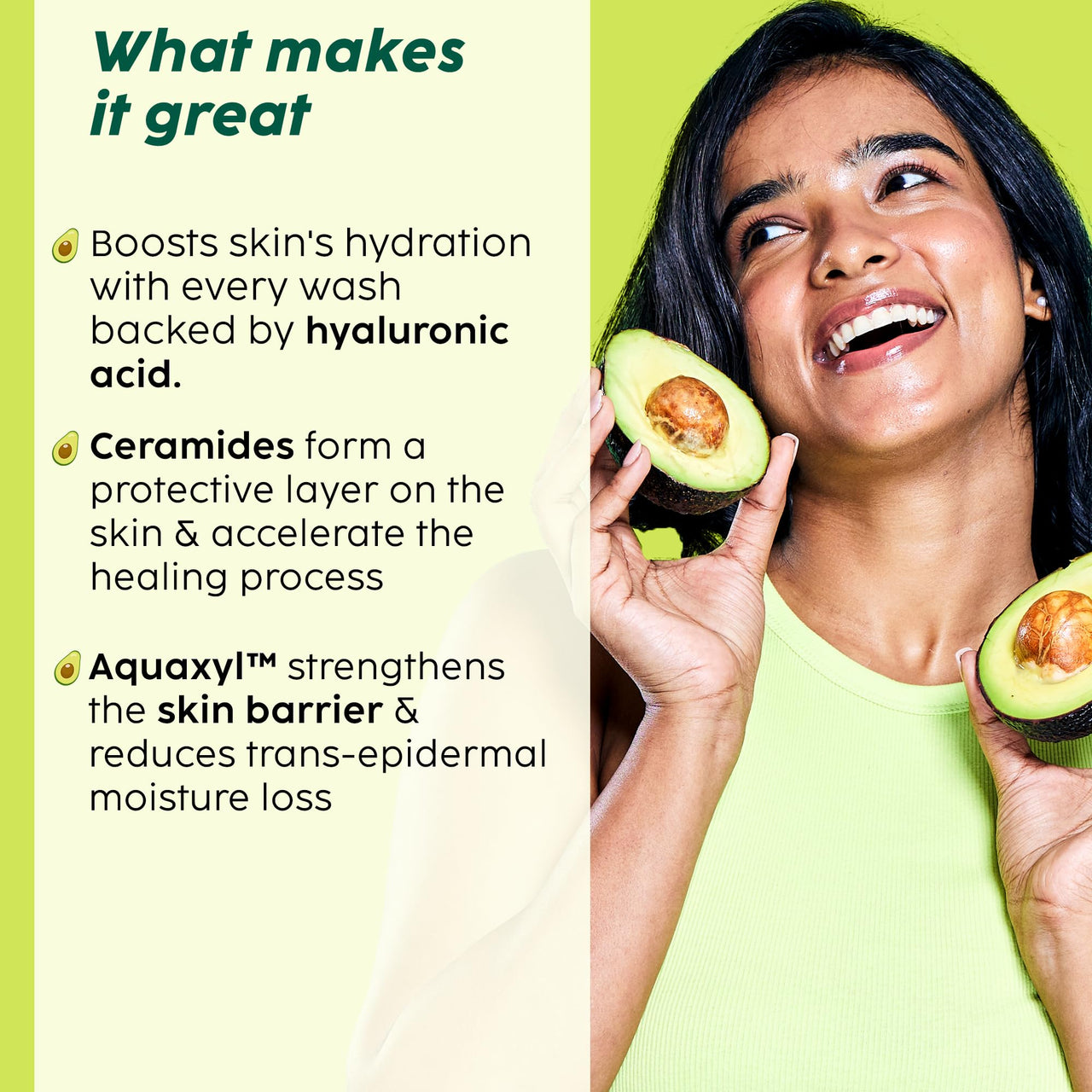 PLIX - THE PLANT FIX Barrier Repair Combo Kit with Avocado Ceramide Moisture Rush Serum, Cleanser & Cream | Nourishes and Hydrates Skin |For Men & Women| Pack of 3 (30ml + 100ml + 50gm)