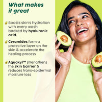 PLIX - THE PLANT FIX Barrier Repair Combo Kit with Avocado Ceramide Moisture Rush Serum, Cleanser & Cream | Nourishes and Hydrates Skin |For Men & Women| Pack of 3 (30ml + 100ml + 50gm)