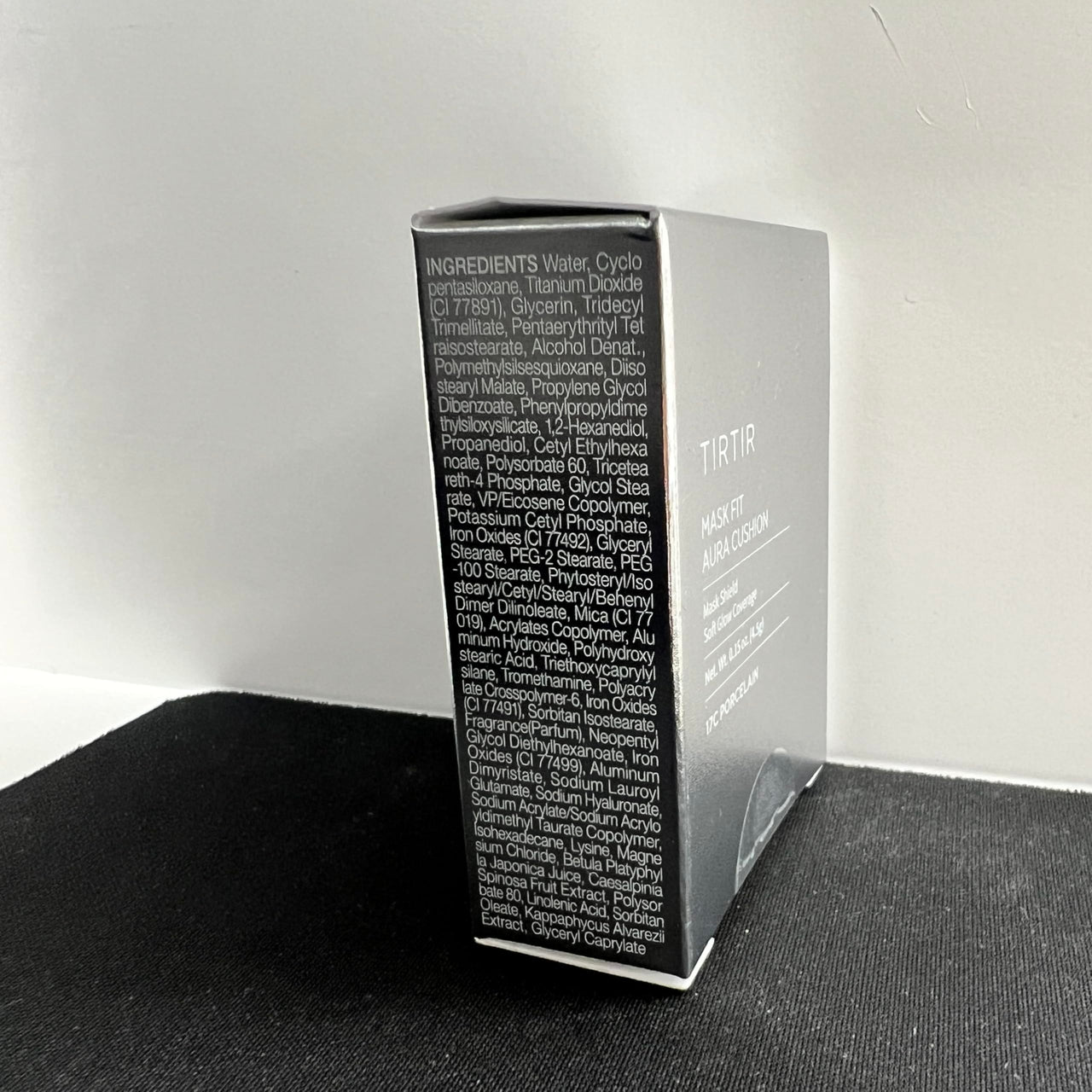 TIRTIR Mask Fit Aura Cushion Foundation, Full coverage, Skin fit, Satin Glow Finish, Korean Cushion Foundation #17C PORCELAIN, 4.5g